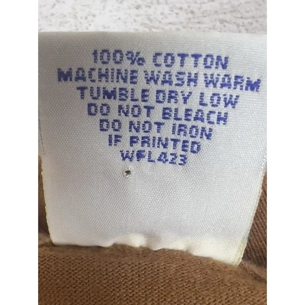 Vintage Levis Single Stitch Graphic T-Shirt XL Made in USA 1996 Typewriter Brown